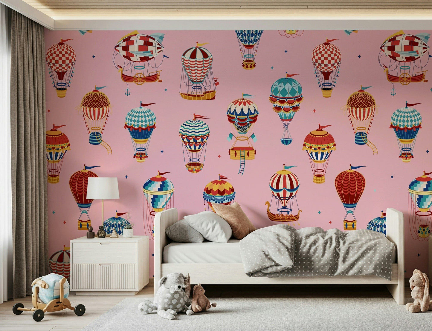 Vintage Balloon Voyage Wall Mural -2735488