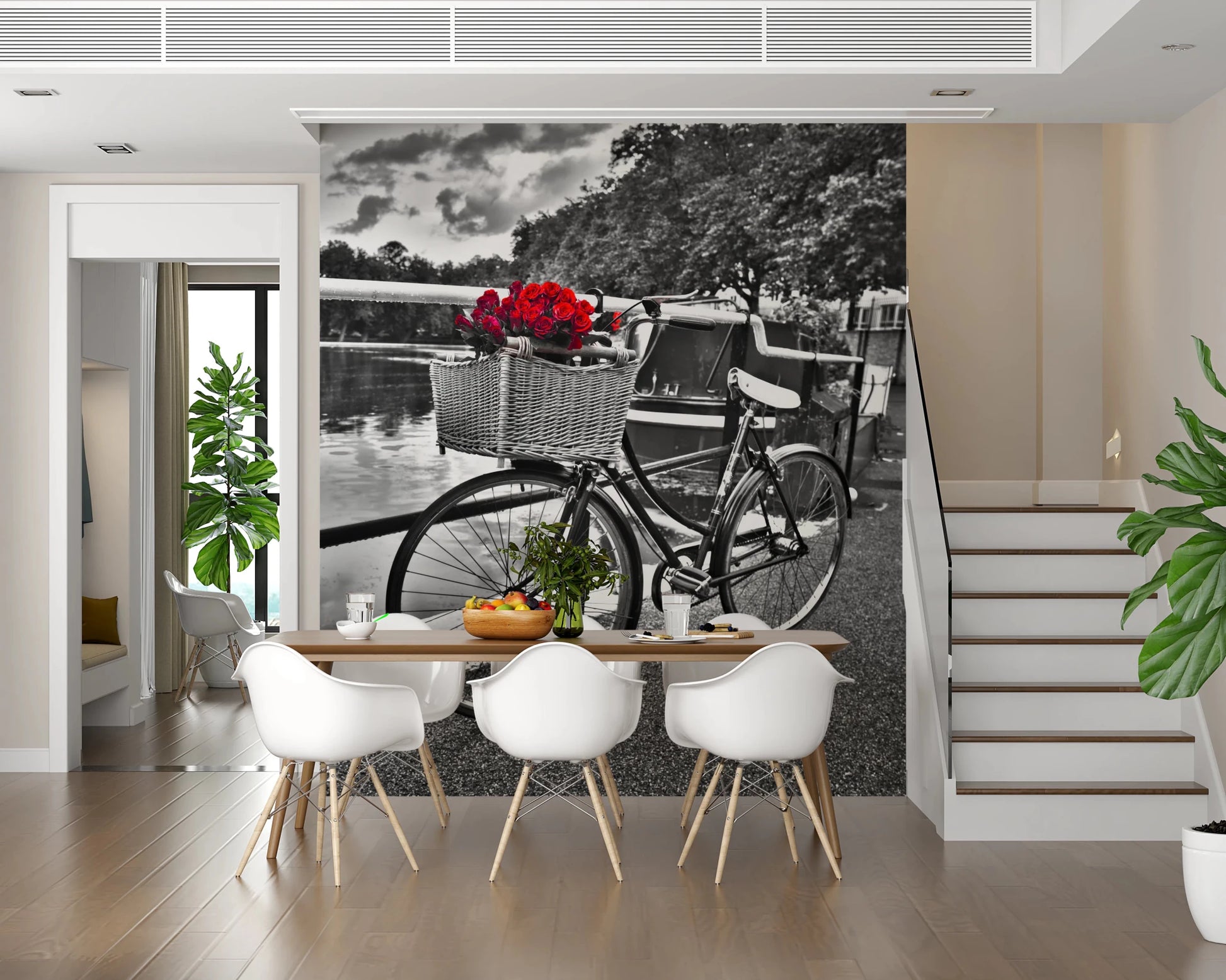 Vintage Bloom Ride Wall Mural