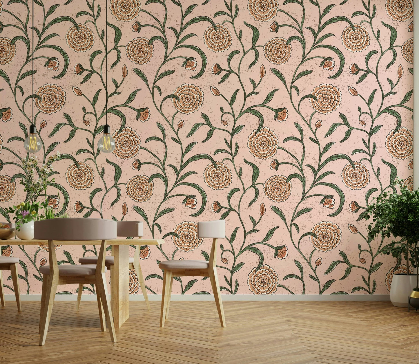 The flowers appear in a soft, muted, or slightly faded style.
