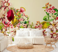 Classic floral wallpaper for walls

