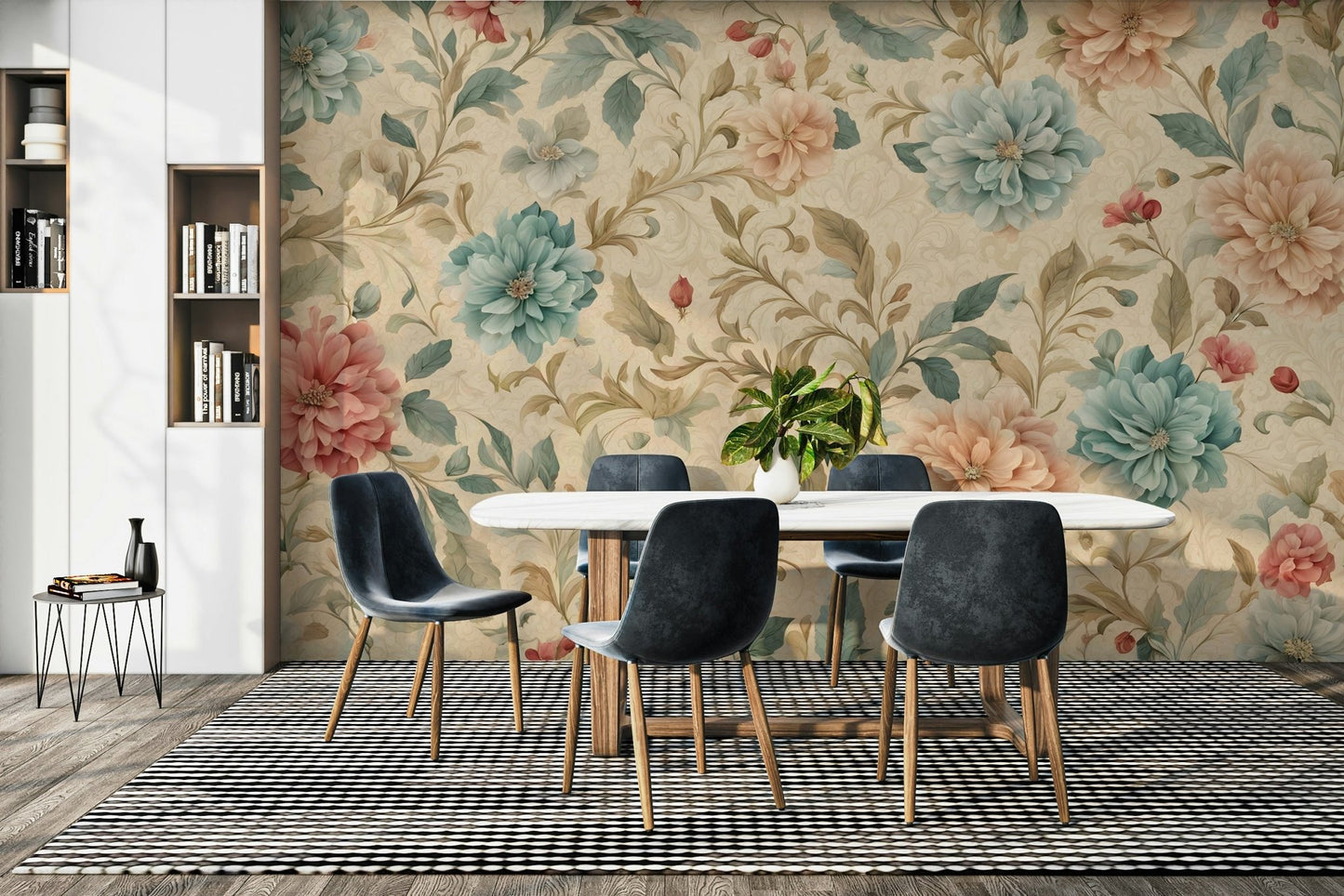 Classic floral designs from vintage eras.

