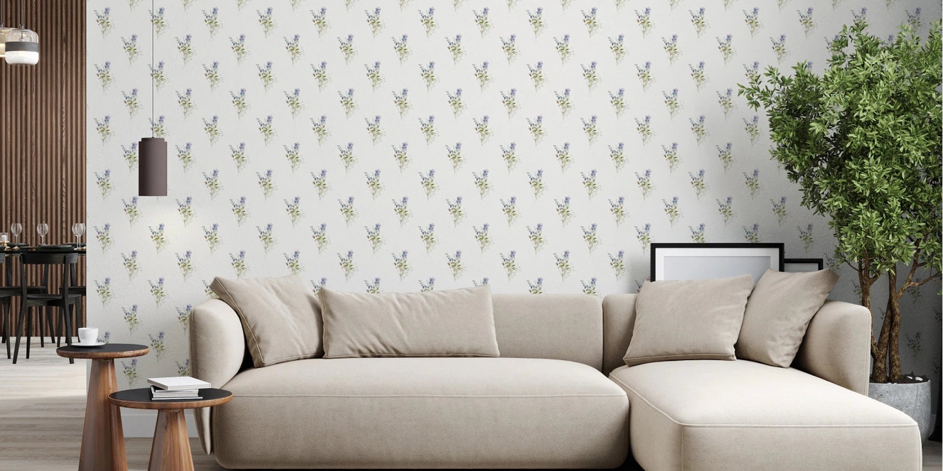 Vintage Floral Whispers Wallpaper⁠