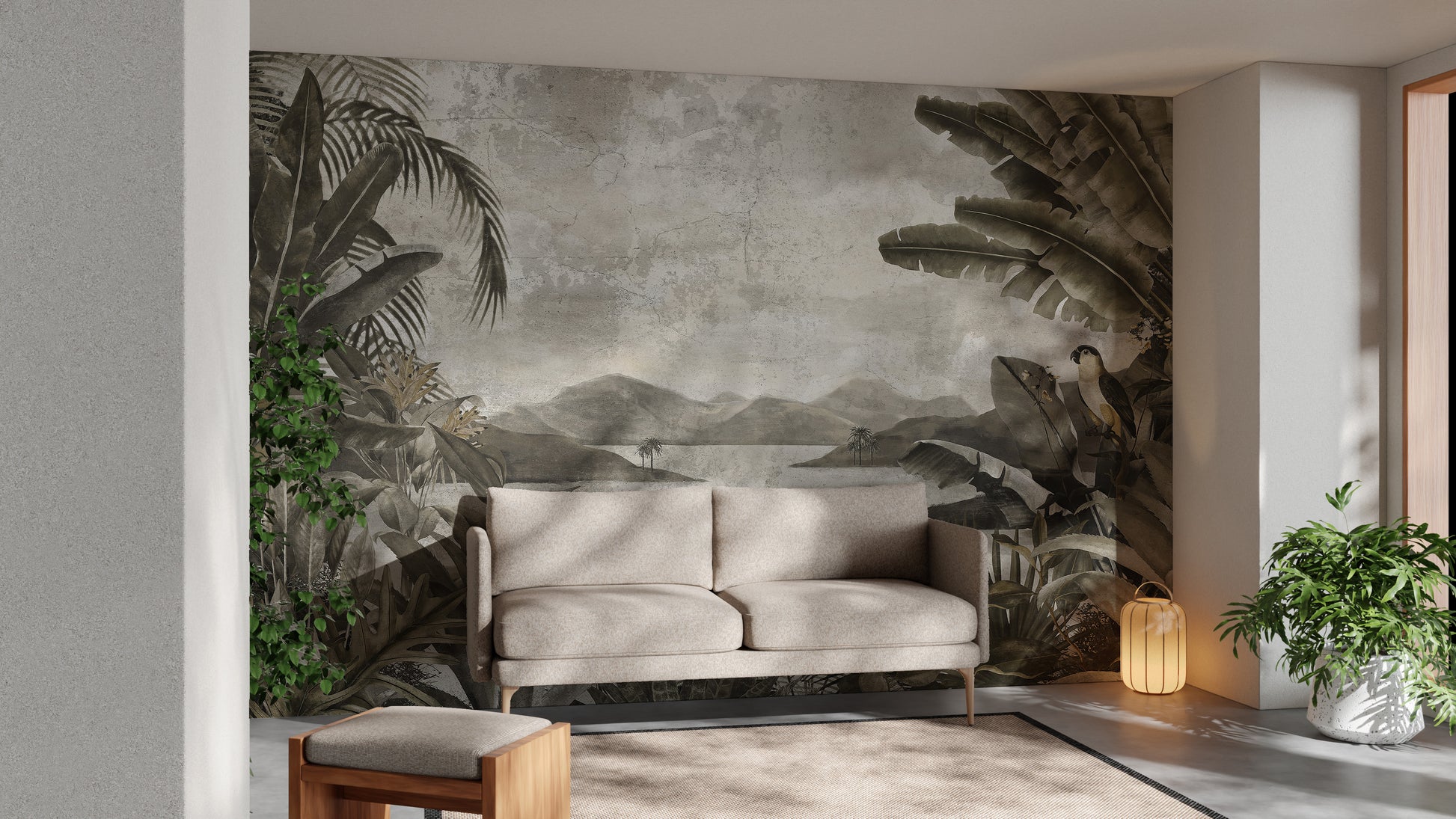 Timeless vintage forest peel & stick mural
