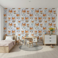Delightful Fox Portrait Gallery wallpaper illustration portraits bow
