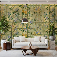 Vintage Garden English Roses Wall Mural