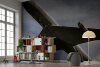 The wallpaper for walls being admired in a home.