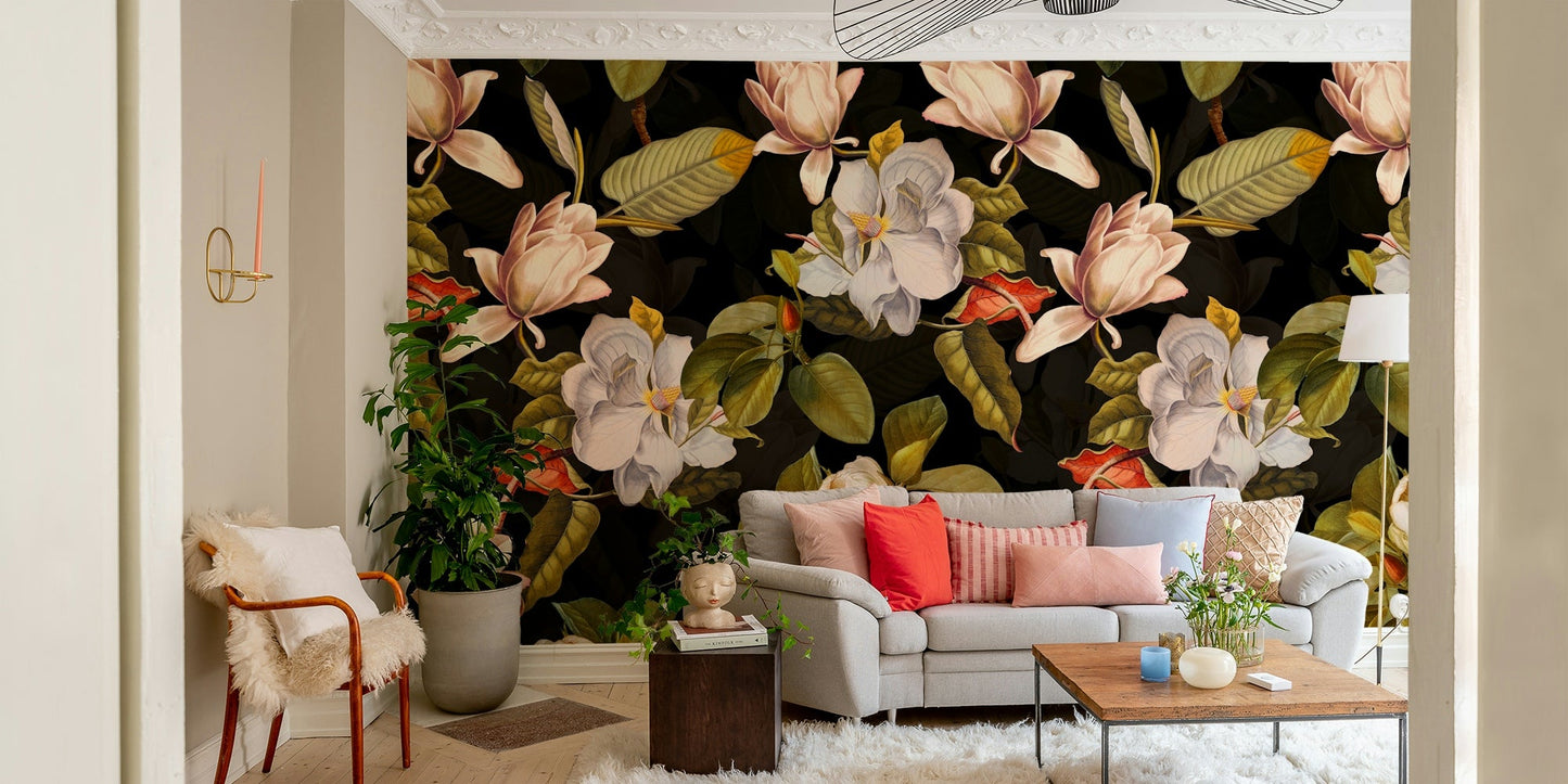 The flowers have a realistic, detailed look with a sense of light on their petals.

