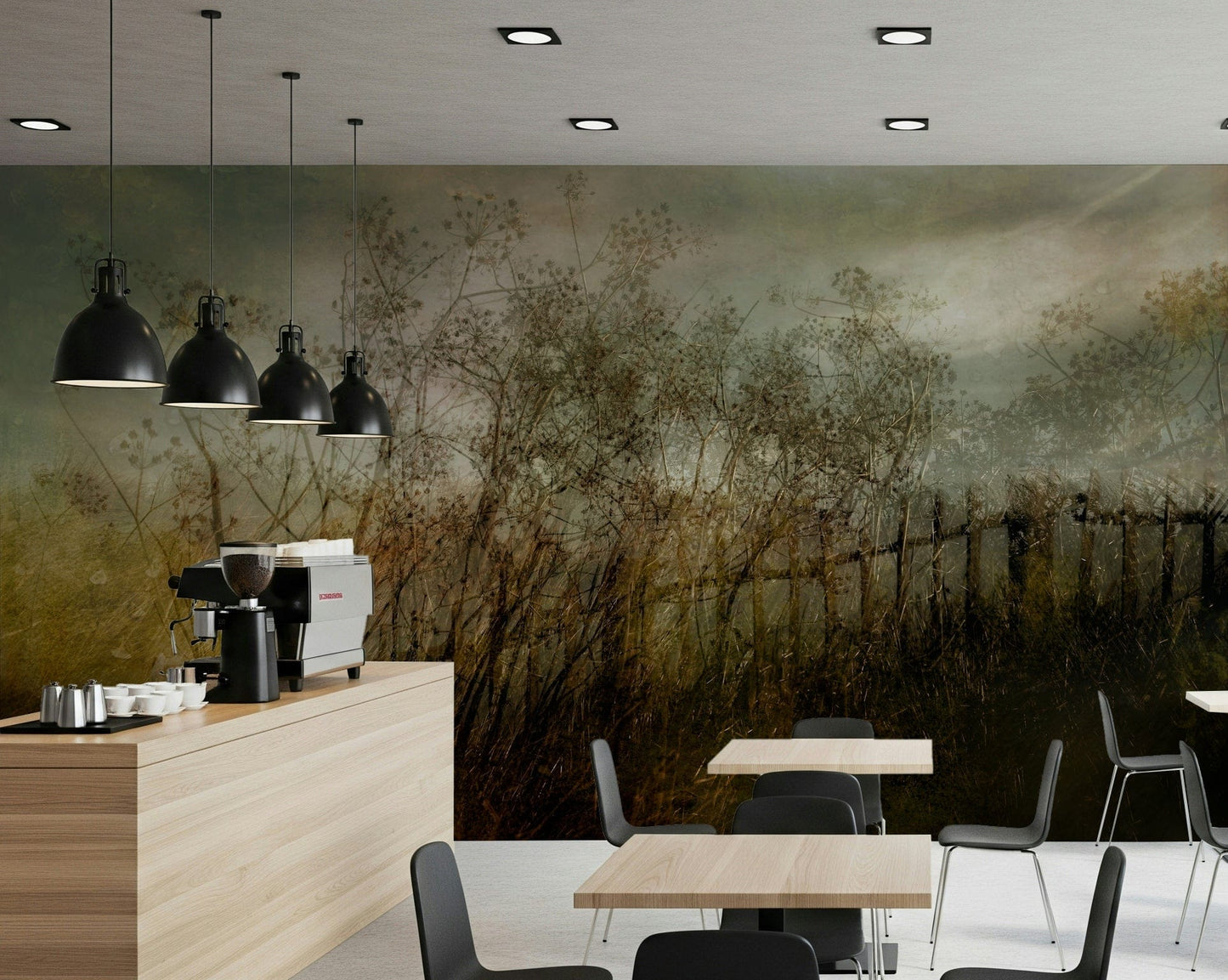 Overgrown Haze Wall Mural -1590772