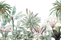 The style is a soft-focus illustration or a painterly design.

