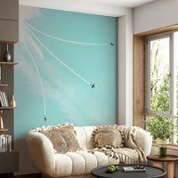 A beautiful vintage military aircraft on a runway.