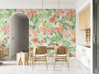 Vintage Redouté  Rose Garden Wall Mural