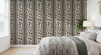 Vintage Trailing Foliage Brown Wallpaper⁠