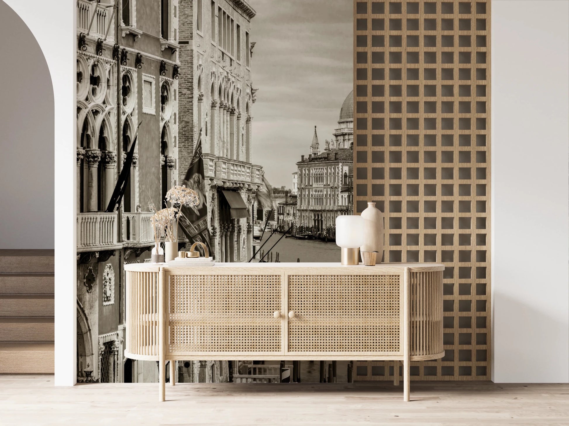 Vintage Venice View Wall Mural