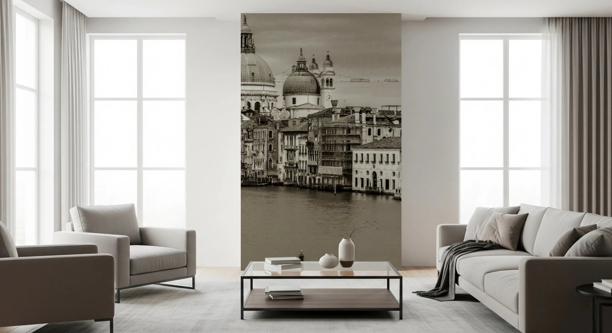 Vintage Venice View Wall Mural