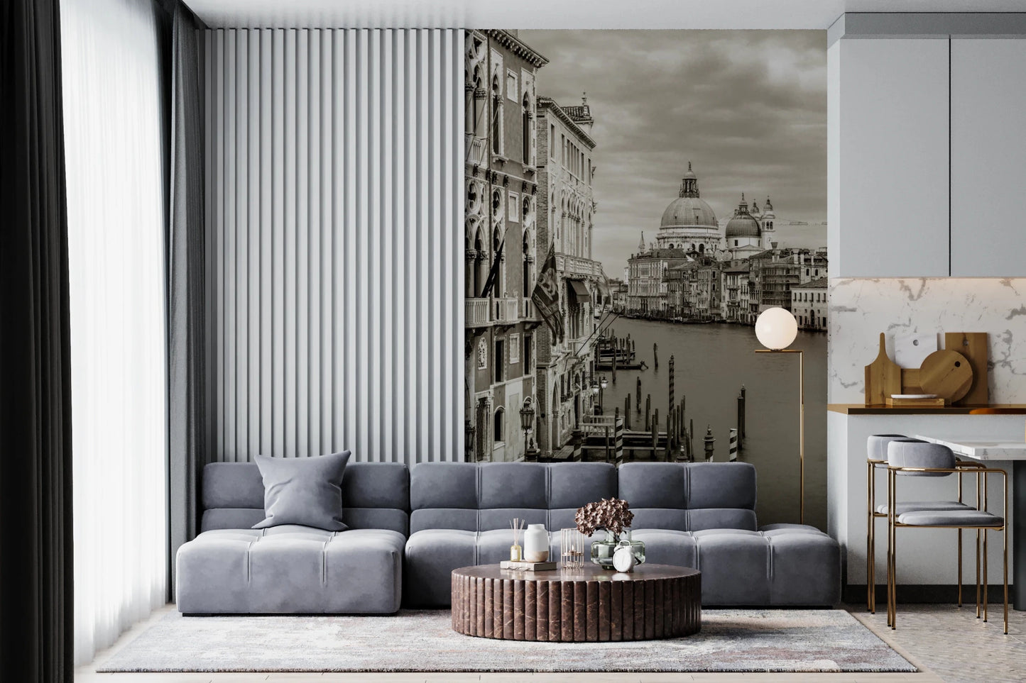 Vintage Venice View Wall Mural