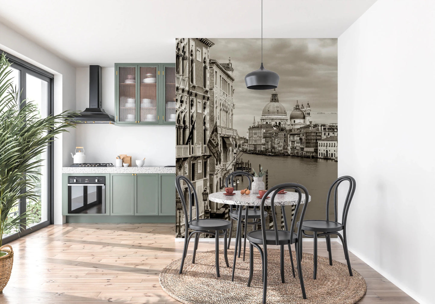 Vintage Venice View Wall Mural