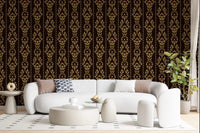 Vintage Vine Wallpaper wall decor in modern office walls setting