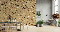 A serene abstract stone wall mural for your decor.
