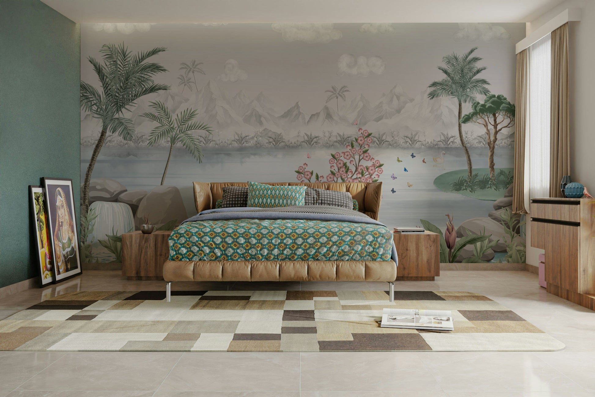 The image is suitable for a bedroom or a living space.

