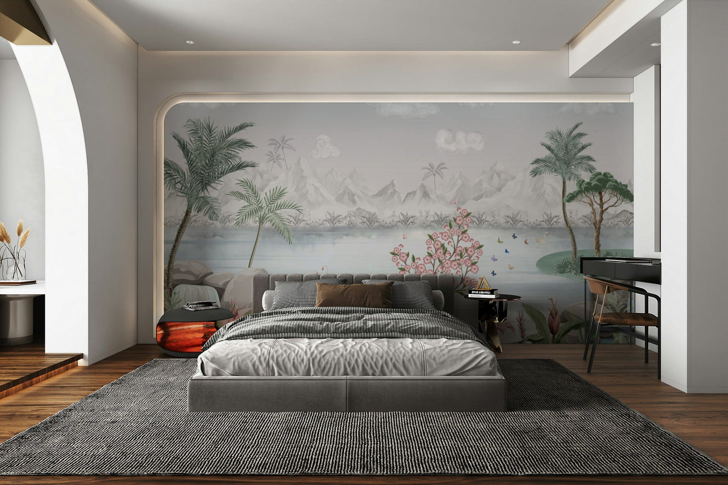 The design has a beautiful, natural aesthetic.

