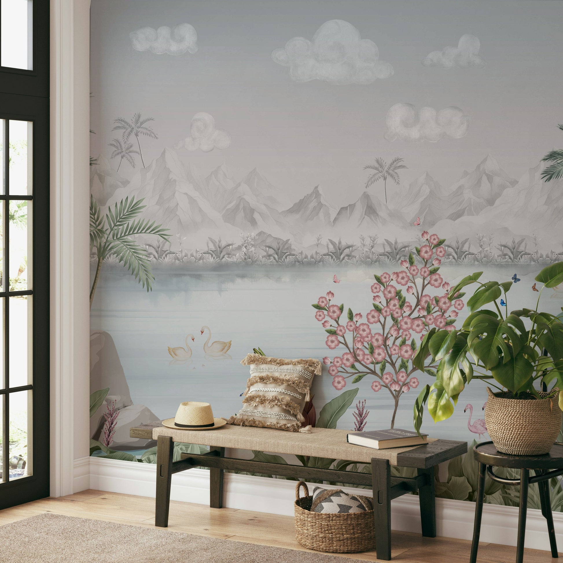 The design feels graceful and peaceful.

