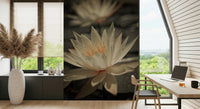 Elegant Water Lily macro photograph large format feature wallpaper.
