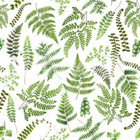 Artistic forest design Watercolor Fern Canopy interior finish