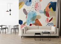 Watercolor Harmony Wall Mural