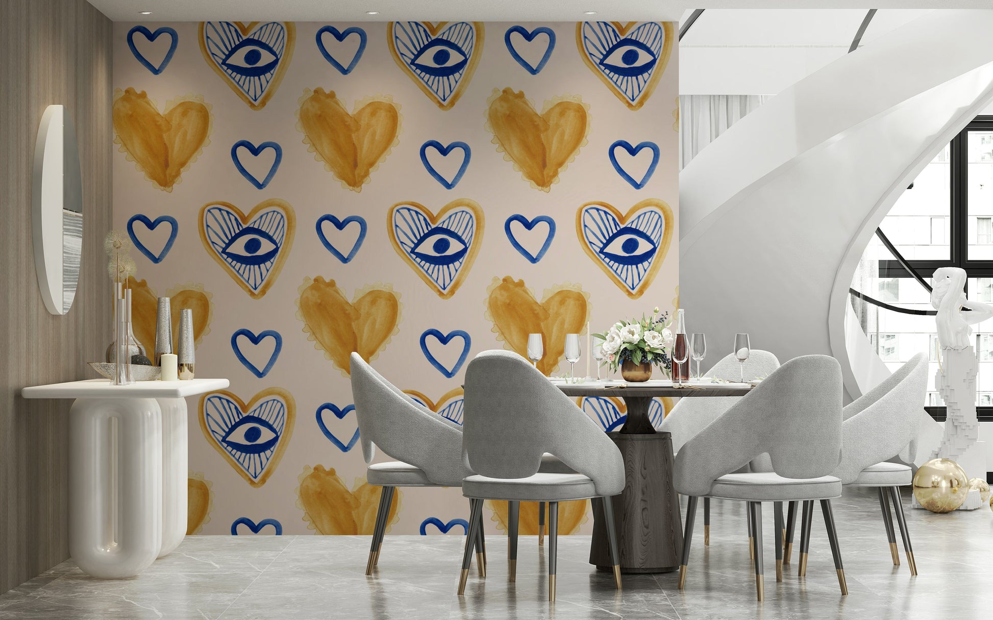 Heartfelt Hues wallpaper featuring soft, blended colors with a warm emotional feel.