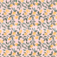 Citrus-themed wall wallpaper

