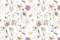 The wallpaper has a classic, timeless feel.

