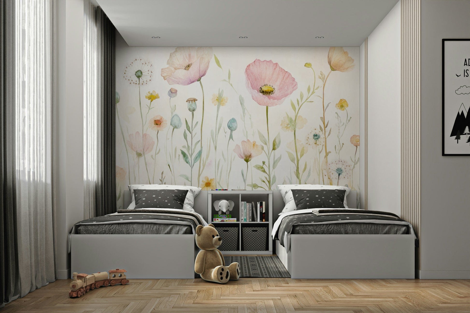 A high-quality print of a nature-inspired theme.

