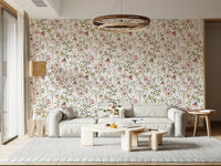 Watercolor Rose Garden wallpaper delicate floral print