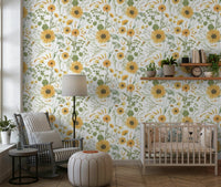 Unique Wildflower Dream covering, elegant botanical sketch.