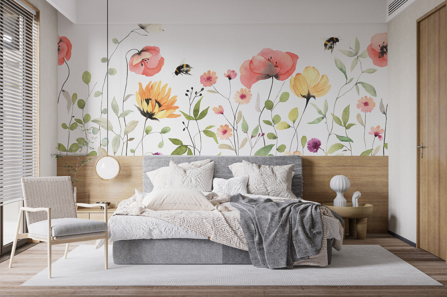Watercolor Wildflower Wallpaper - Giffywalls