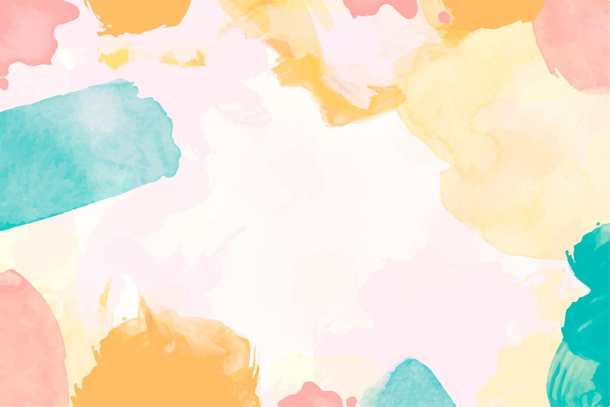 Watercolor Shades Wallpaper Murals in your room — zoomed