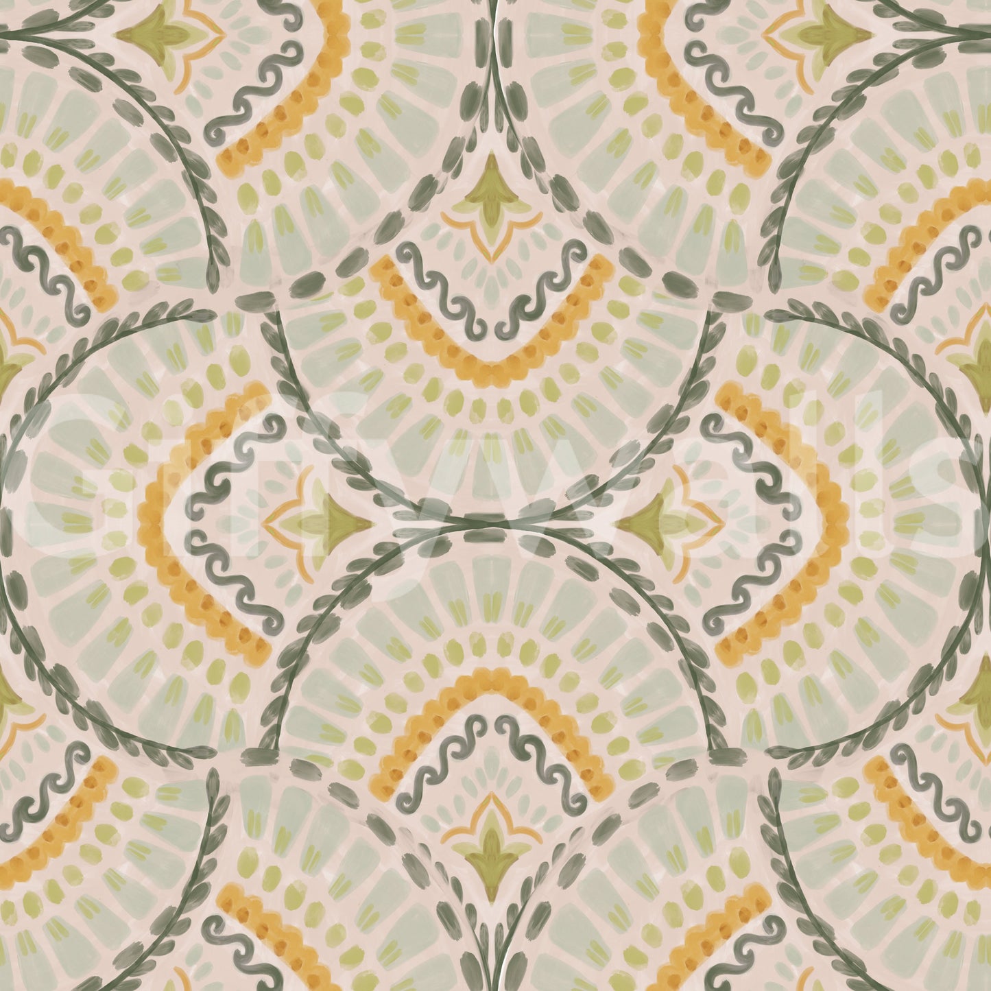 Serene Mandala Dreams Wallpaper⁠