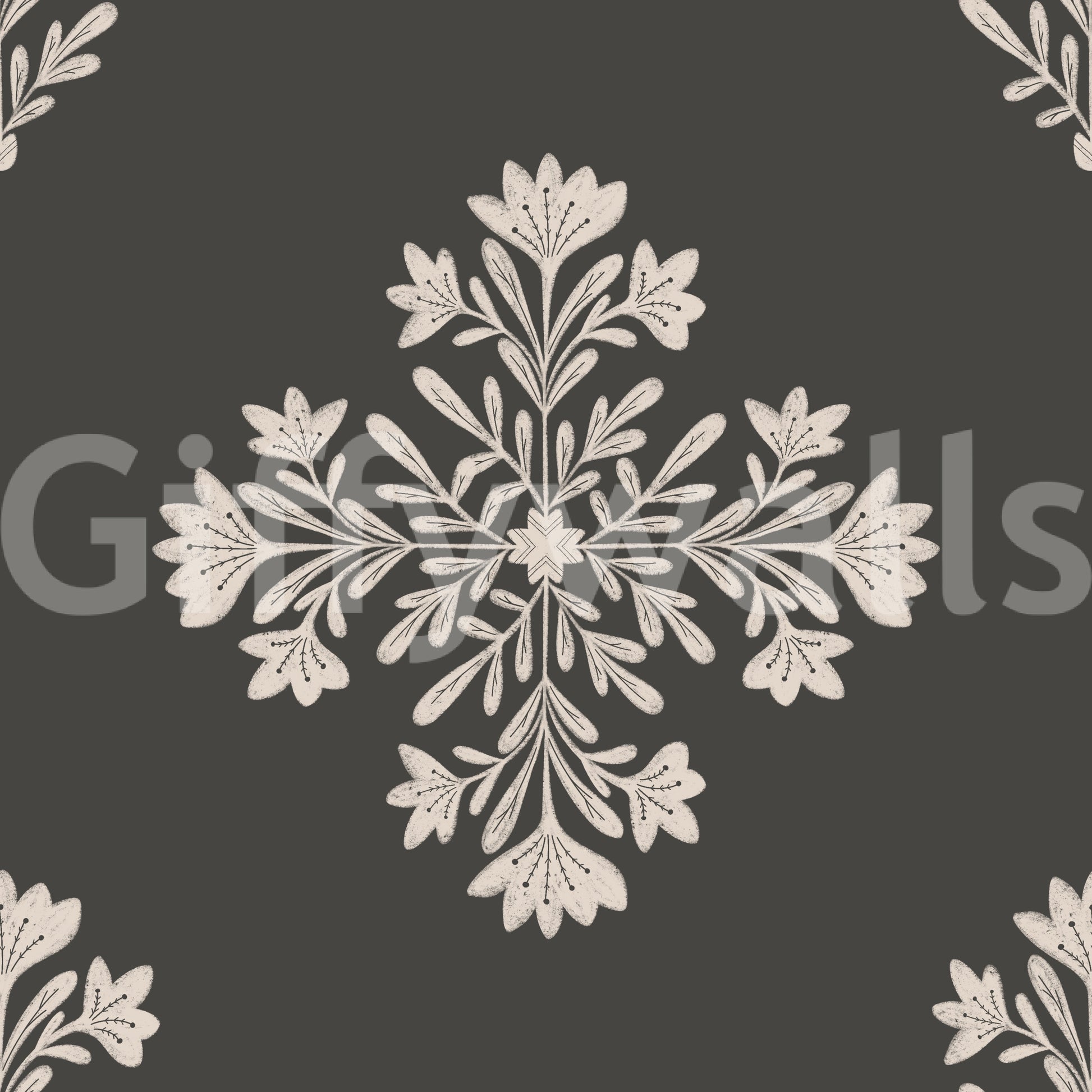 Unique botanical wallpaper

