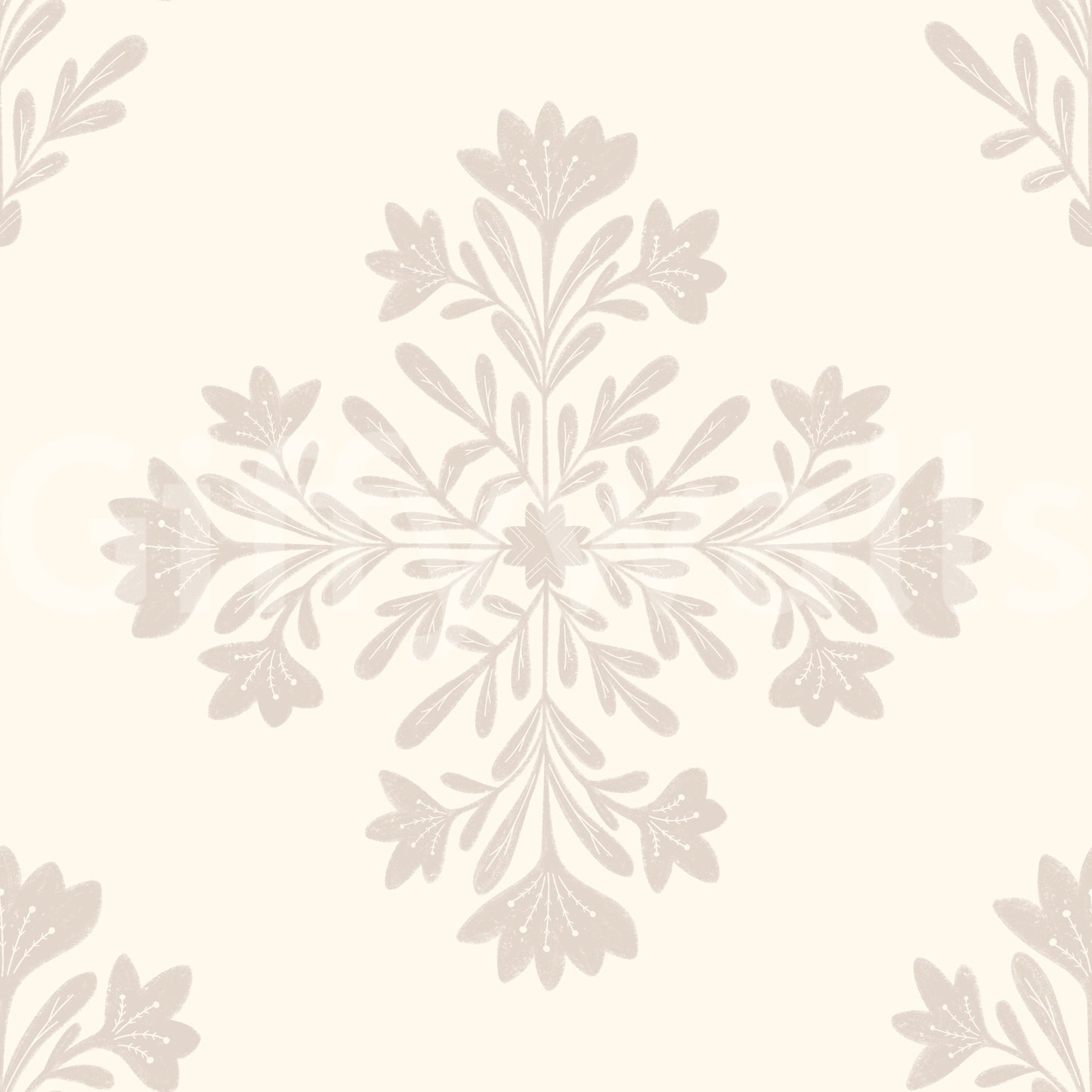 Soft natural wallpaper pattern

