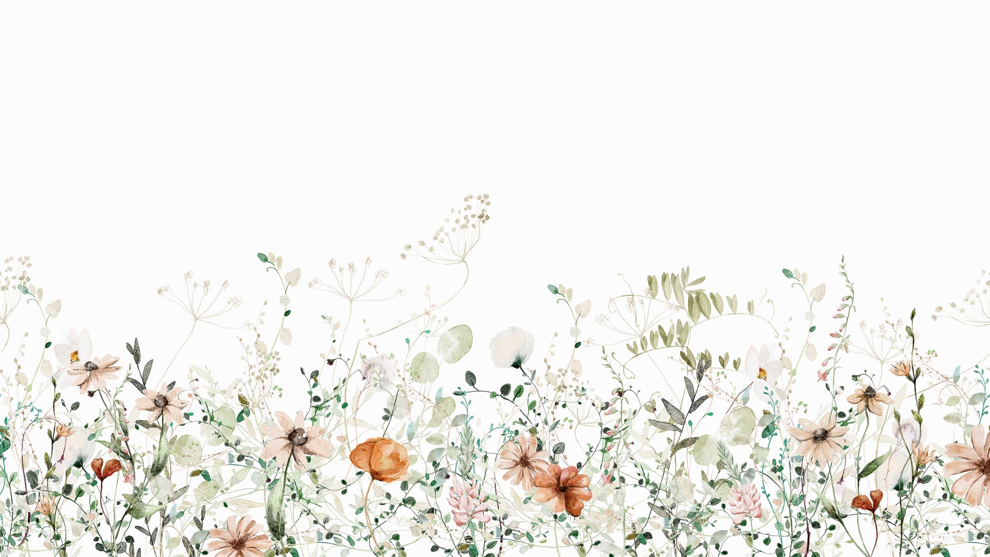 Artistic floral wallpaper for walls

