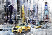 Pop-art inspired mural with NYC architecture

