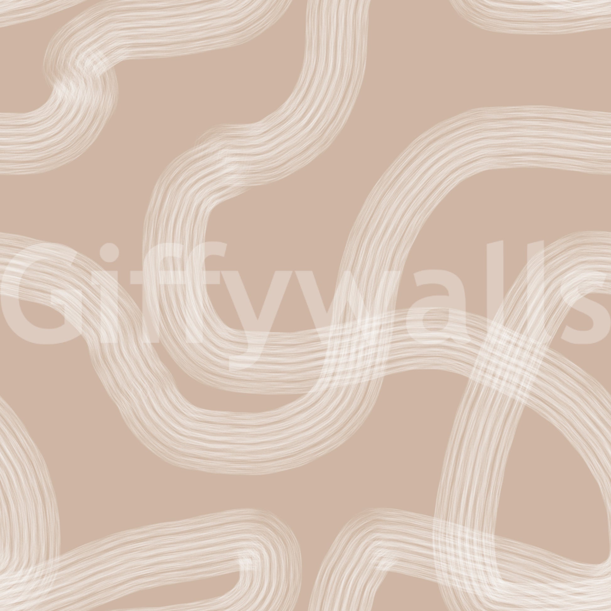 Natural toned wallpaper with flowing movement

