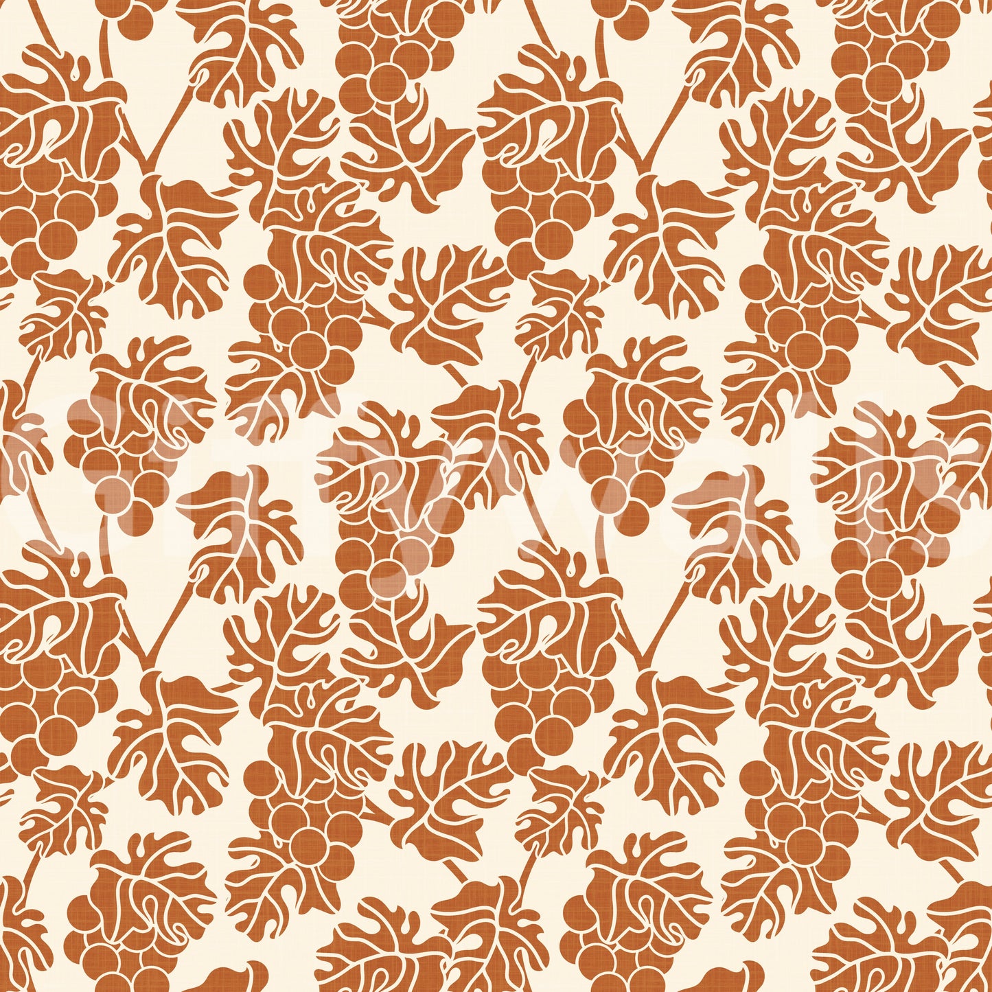 Mediterranean Vineyard Beige wallpaper perfect for wine cellars.

