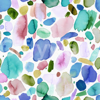 Wallpaper featuring soft blue brush textures and an airy feel.

