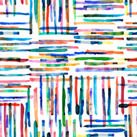 Blue tile wallpaper with artistic brushstroke feel.

