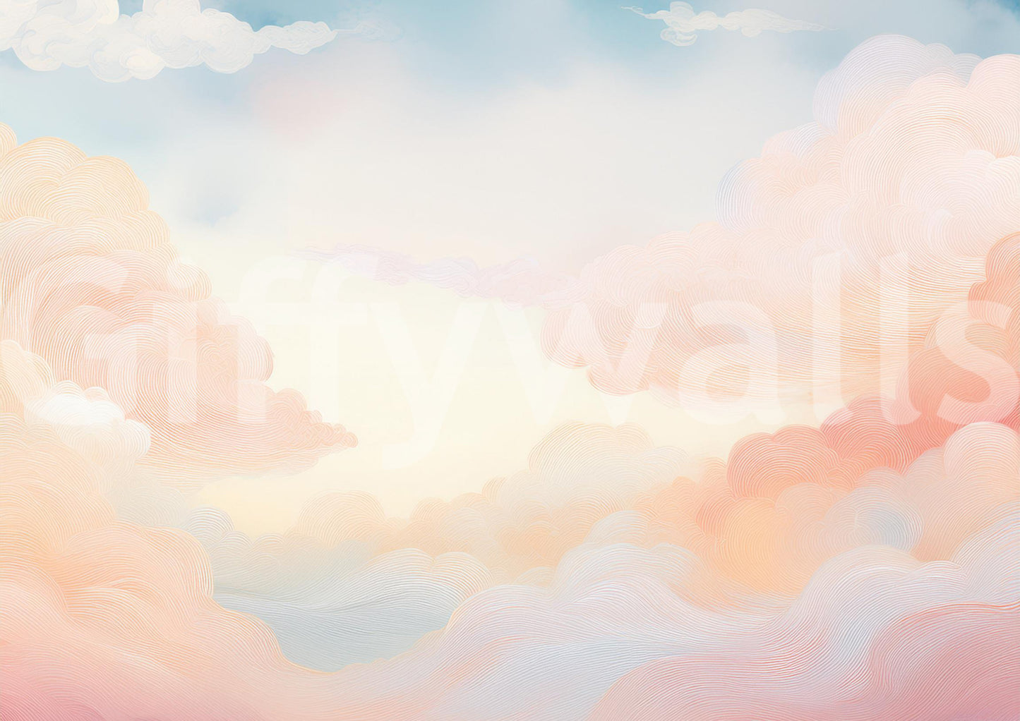 Soft Sky Serenity Wall Mural