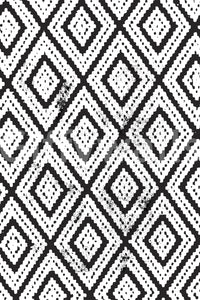 Graphic monochrome wallpaper for modern decor

