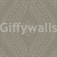 Soft pattern wallpaper for quiet, classic decor

