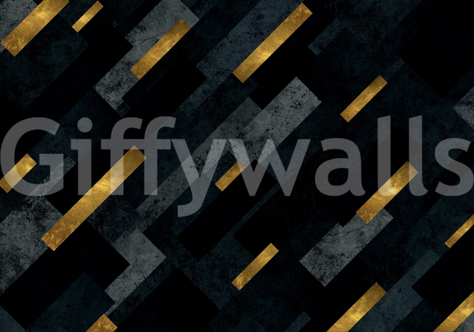 Shimmering stars and shooting stars in night sky mural

