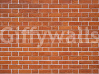 Natural brick wallpaper mural

